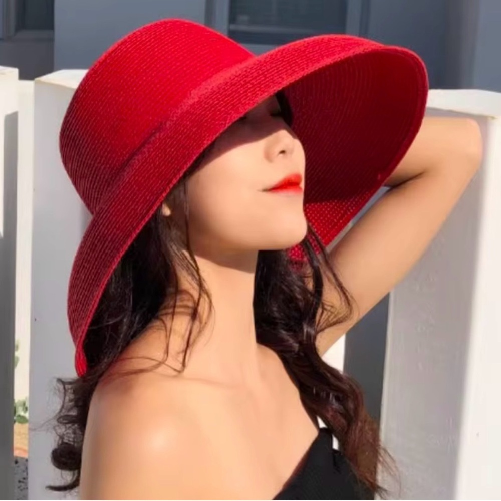 Chic Red Women's Hat